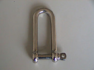 Long Dee Shackle Round Body S/S 6mm