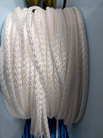 Rope 3.2mm Single Braid - Dyneema - White Tow Line (per metre)