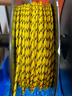 Rope 2mm Double Braid - Spectra - Yellow with fleck (per metre)