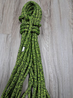 Off cut - 10mm Double Braid - dyneema - Green with black fleck 13.5m