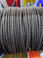 Rope 4mm Double Braid - Polyester - Black (per metre)