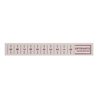 number strips Red - Optiparts
