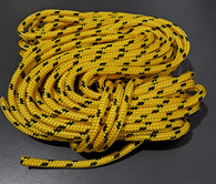 Off cut - 6mm Double Braid - Spectra - Yellow with Black fleck 15.90M