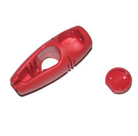 Plastic Olive Clips - 5 - 7mm Red 