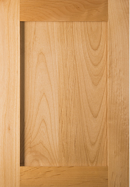 Shaker Superior Alder Door with Clear Finish