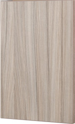 Sandalwood Medina Laminate Cabinet Door, vertical wood grain