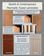 Description of choices with our Laminate Door & Drawer Fronts
