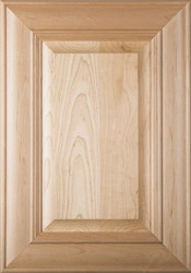 “Belmont” Superior Alder Raised Panel Cabinet Door in Clear Finish