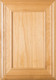 "Arden" Superior Alder FLAT Panel Cabinet Door in Clear Finish