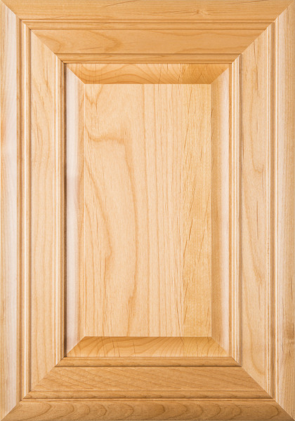 “Arden” Superior Alder Raised Panel Cabinet Door in Clear Finish