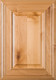 “Arden”  Rustic Alder Raised Panel Cabinet Door in Clear Finish