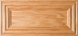 "Linville"  Red Oak Flat Panel Drawer Front Image