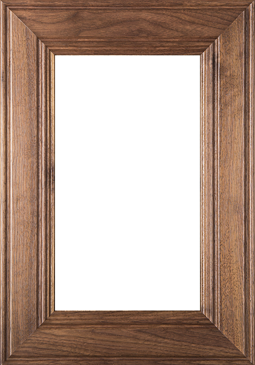 Linville Walnut Glass Panel Cabinet Door In Clear Finish