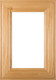Linville" Superior Alder GLASS Panel Cabinet Door in Clear Finish