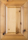 "Linville" Rustic Alder Raised Panel Cabinet Door Image in Clear Finish