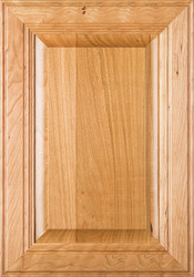 2.38 "Linville" Cherry Raised Panel Cabinet Door in Clear Finish