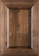 2.38 "Linville Walnut Raised Panel Cabinet Door in Clear Finish