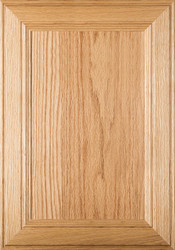 2.38 "Linville" Red Oak Flat Panel Cabinet Door 