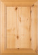 2.38 "Linville" Rustic Alder Flat Panel Cabinet Door