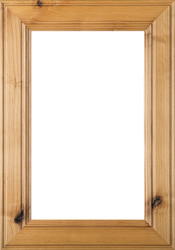 2.38 "Linville" Rustic Alder Glass Panel Cabinet Door