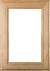 2.38 "Linville" Maple Glass Panel Cabinet Door (Stain Quality)