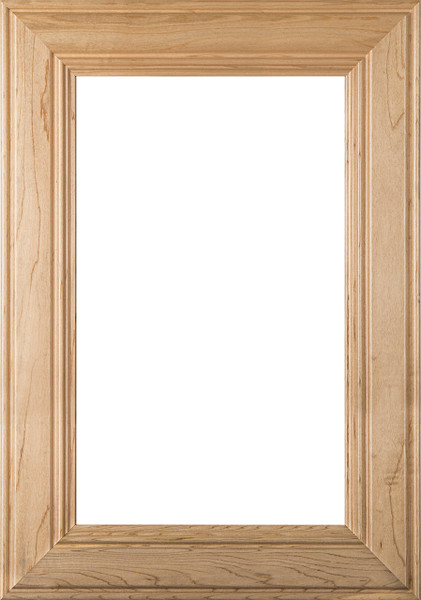 2.38 "Linville" Maple Glass Panel Cabinet Door (Stain Quality)