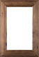 2.38 "Linville" Walnut Glass Panel Cabinet Door in Clear Finish
