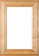 2.38 "Linville" Red Oak Glass Panel Cabinet Door in Clear Finish