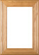 "Arden" 2.38 Red Oak Glass Panel Cabinet Door in Clear Finish