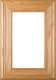 "Arden" Red Oak Glass Panel Cabinet Door