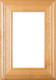 "Arden" Superior Alder Glass Panel Cabinet Door in Clear Finish