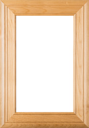 "Arden" 2.38 Cherry Glass Panel Cabinet Door