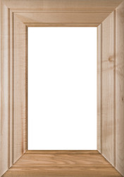 "Arden" Maple Glass Panel Cabinet Door (Paint Quality)
