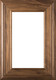 "Arden" Walnut Glass Panel Cabinet Door in Clear Finish