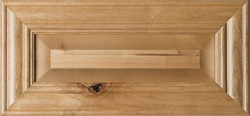 "Belmont" Rustic Alder Raised Panel Drawer Front  in Clear Finish