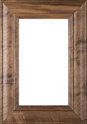 “Belmont” Walnut Glass Panel Cabinet Door