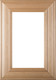 "Belmont" Superior Alder Glass Panel Cabinet Door in Clear Finish
