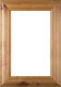 "Belmont" 2.38 Rustic Alder Glass Panel Cabinet Door