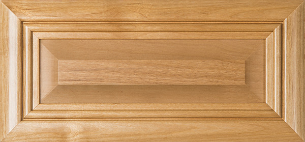 "Arden" Superior Alder Raised Panel Drawer Front in Clear finish