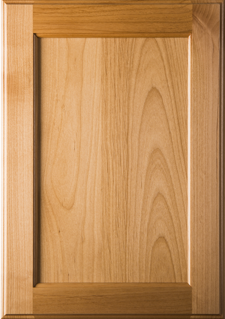 Square Flat Panel Door Superior Alder w/Clear Coat