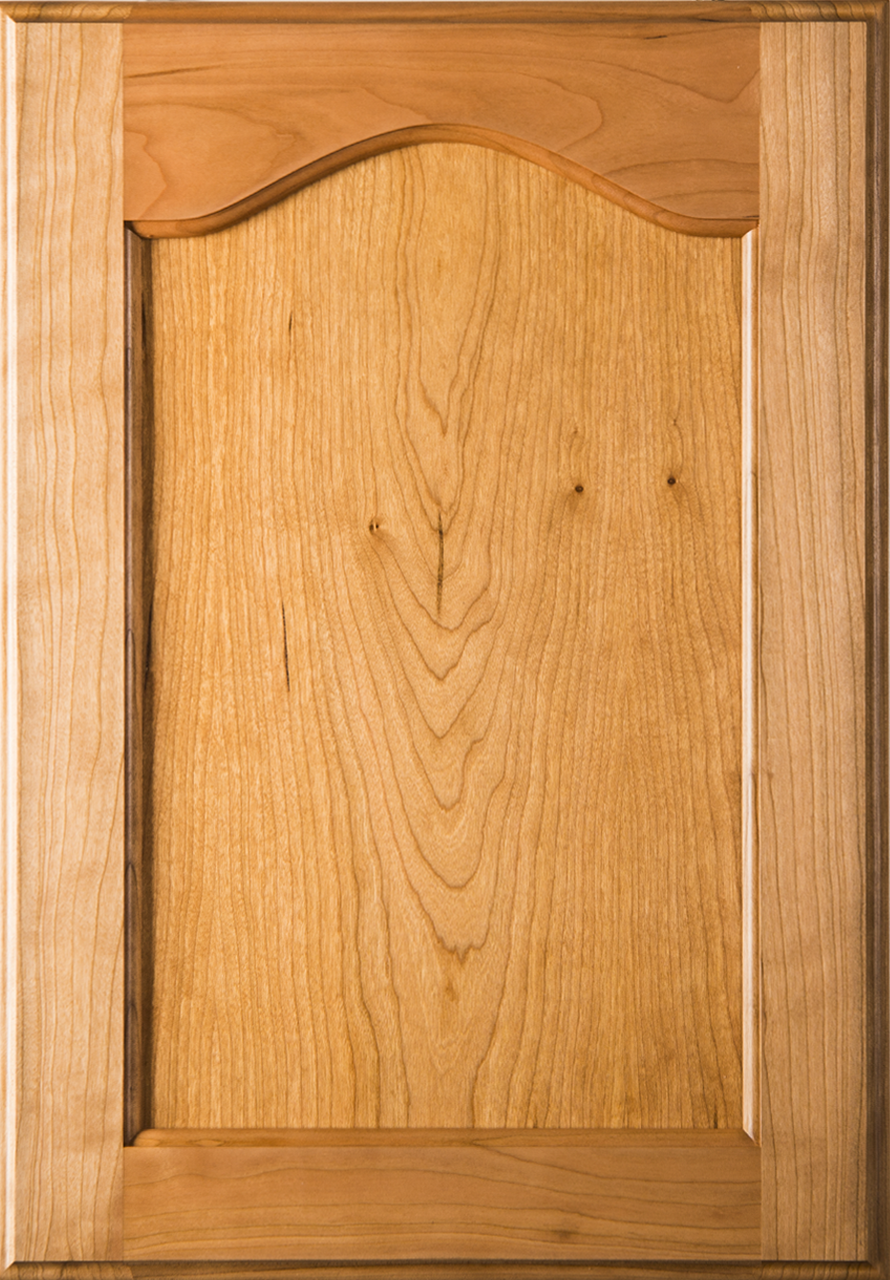 Cathedral Arch Flat Panel Doors Cherry w/Clear Coat