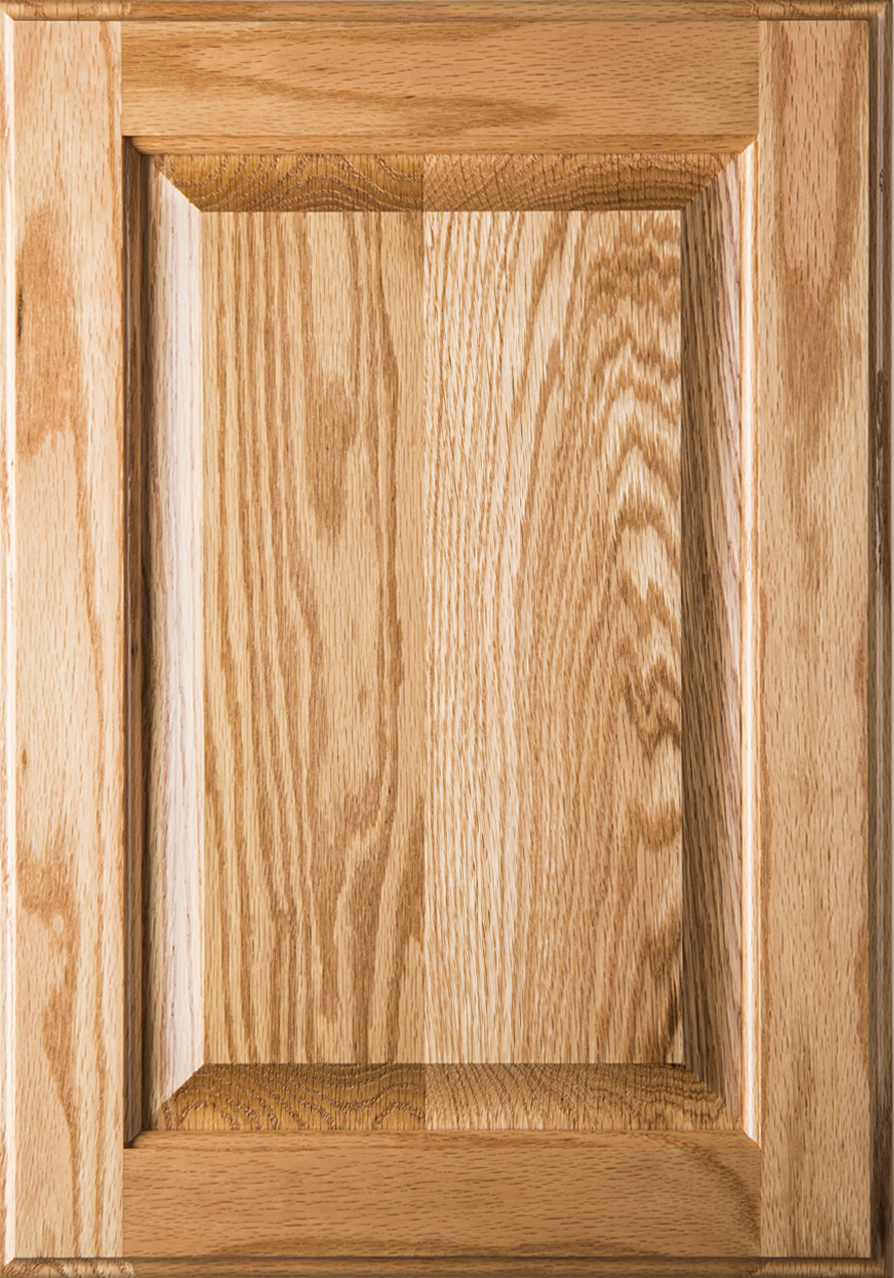 Square Raised Panel Red Oak Cabinet Door I Charlotte Nc