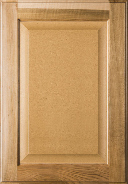 Unfinished Square Raised Panel Maple w MDF Panel Door