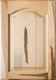 Unfinished Paint Grade Maple Cathedral Raised Panel Door