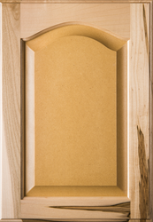 Unfinished Cathedral Arch Raised Panel Maple w MDF Cabinet Door
