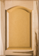 Unfinished Cathedral Arch Raised Panel Maple w MDF Cabinet Door