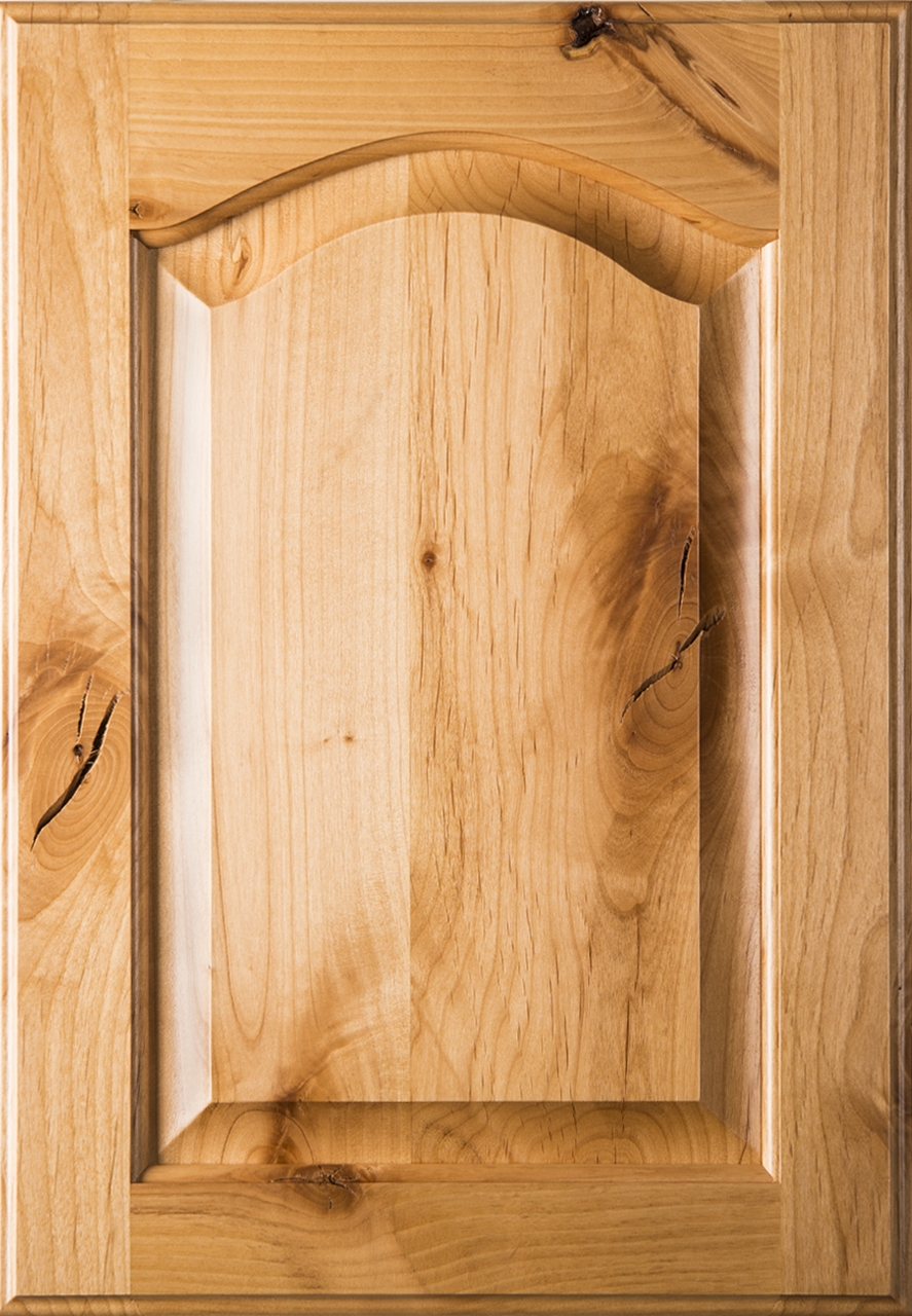 Cathedral Arch Rustic Alder Raised Panel Door