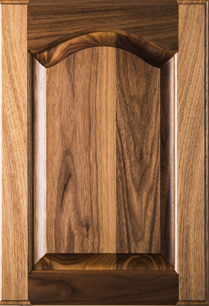 Cathedral Arch Walnut Raised Panel Cabinet Door I Boone, NC