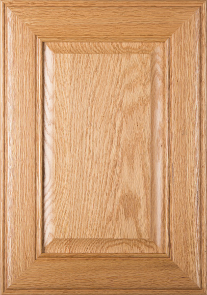 "Cherokee" Unfinished Red Oak Cabinet Door Raised Panel