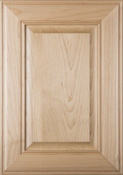"Cherokee" Unfinished Raised Panel Cabinet Door in Stained Grade Maple